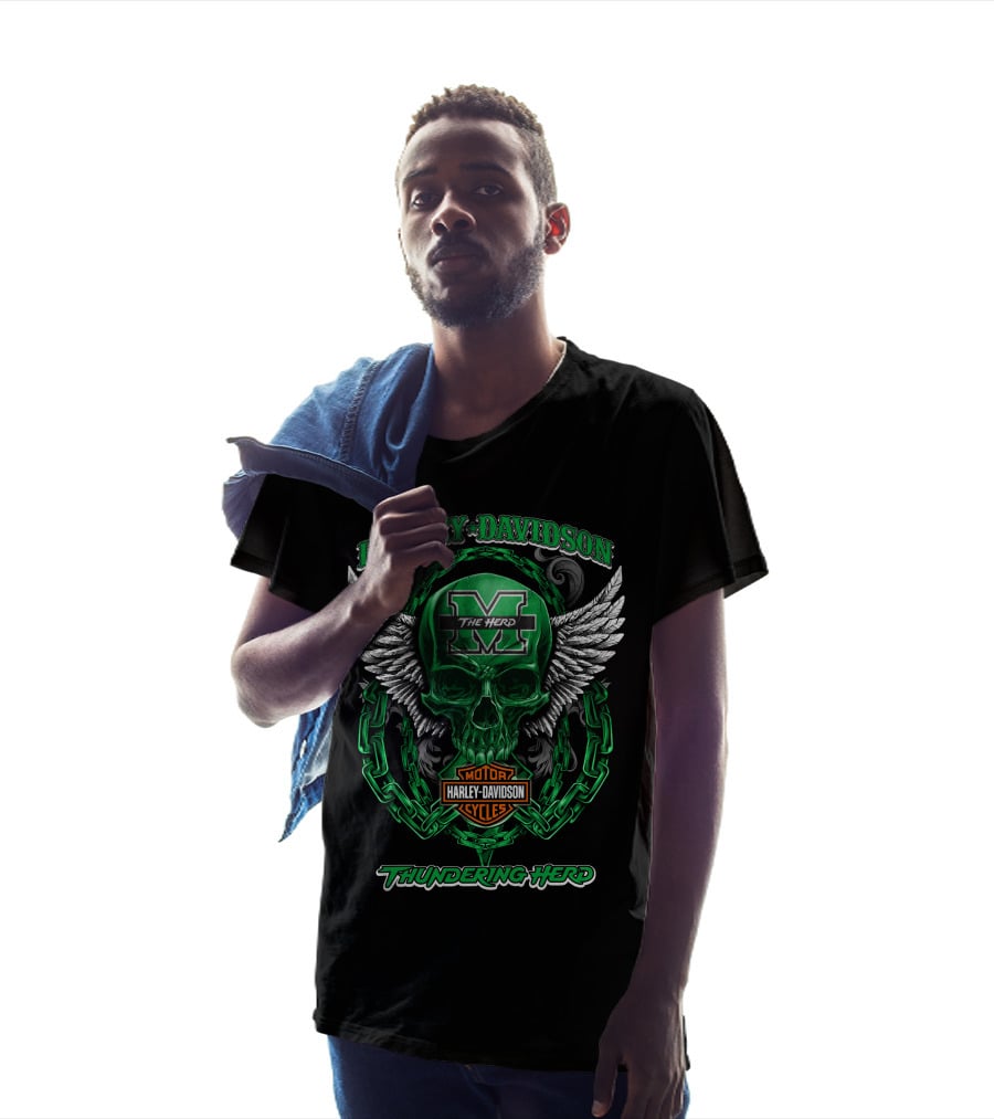 Harley Davidson The Herd Motorcycles Thundering Herd T-Shirt