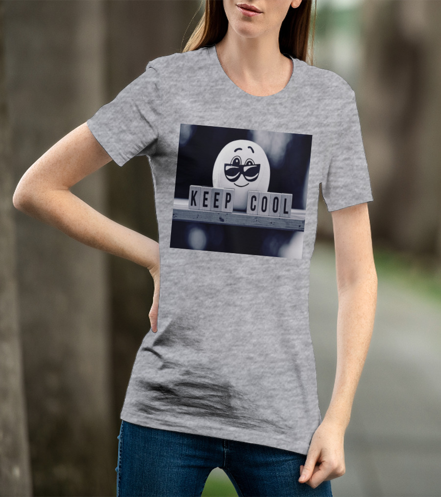 Keep Cool Emoji With Sunglasses T-Shirt