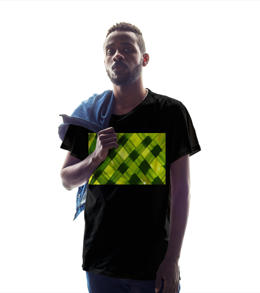 Green Reed Weaving T-Shirt