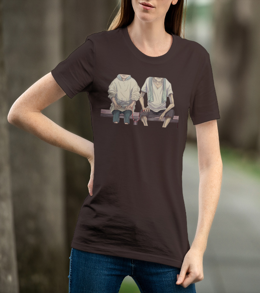 Grow Old With You Elderly Couple Sitting Together T-Shirt