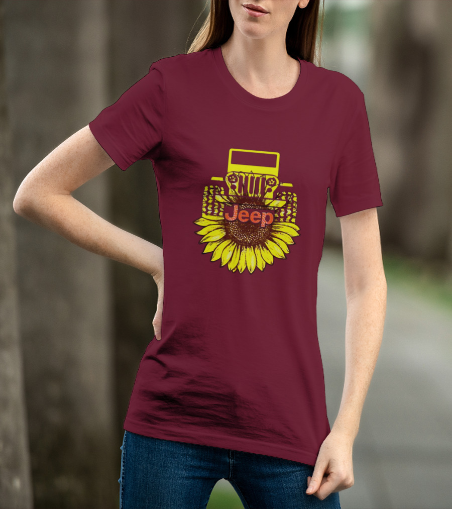 Jeep Sunflower Hot Sun Of Day T-Shirt