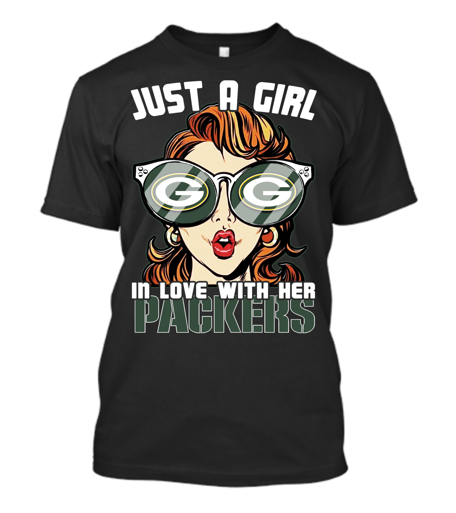 Just A Girl In Love With Her Packers T-Shirt