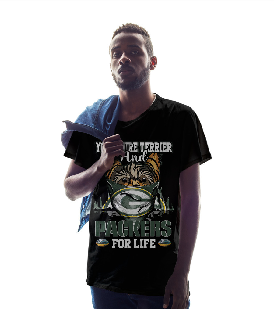Yorkshire Terrier And Packers For Life T-Shirt