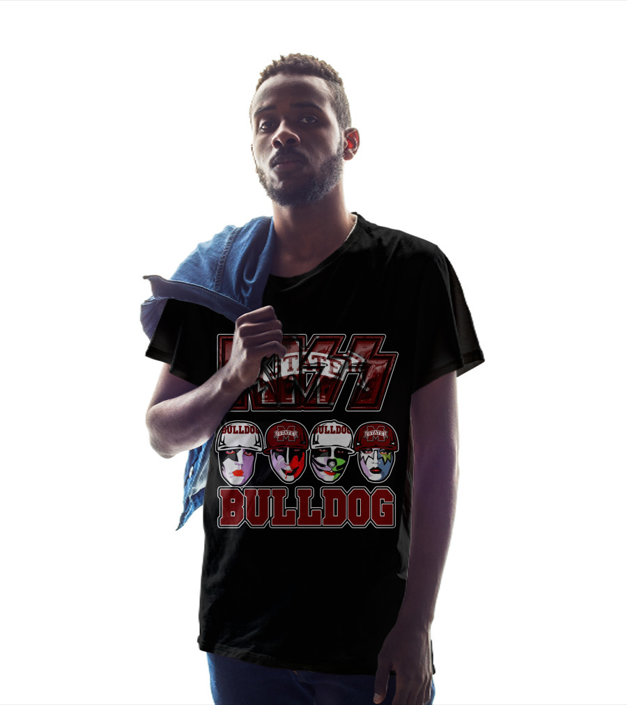 Kiss Mississippi State University Bulldogs Bulldog T-Shirt