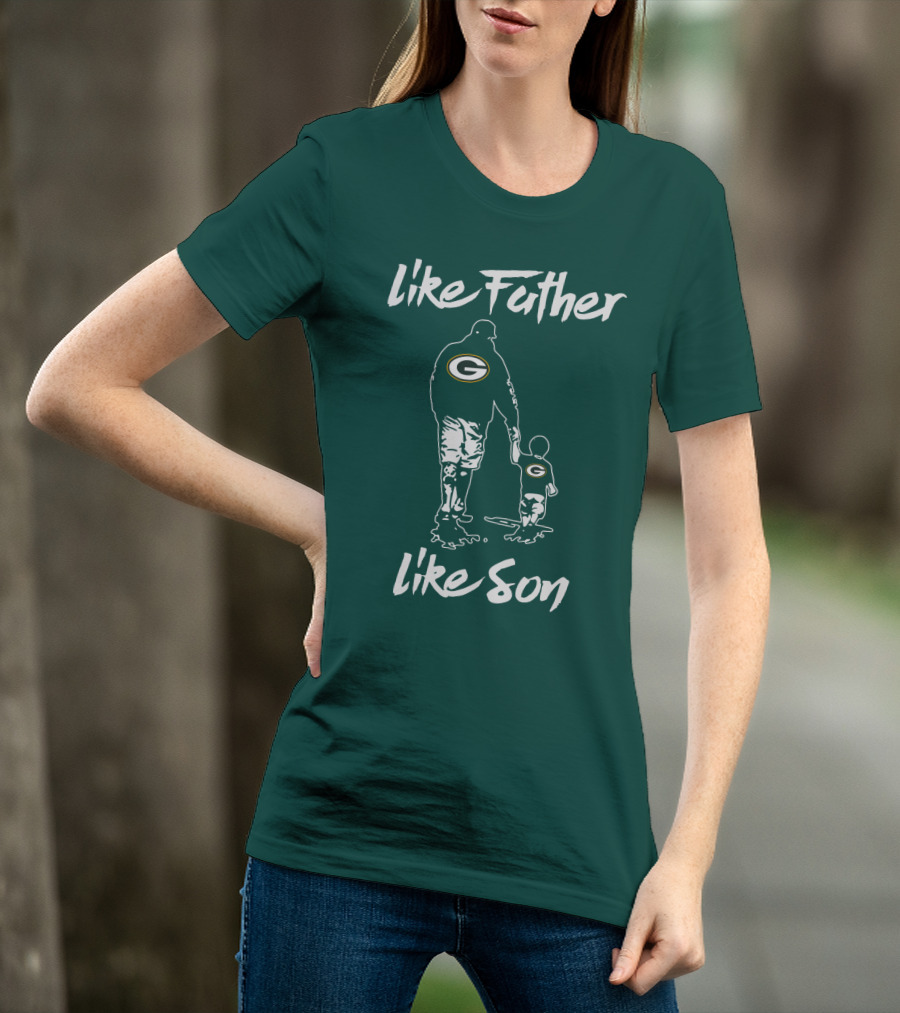 Like Father Like Son Green Bay Packers T-Shirt