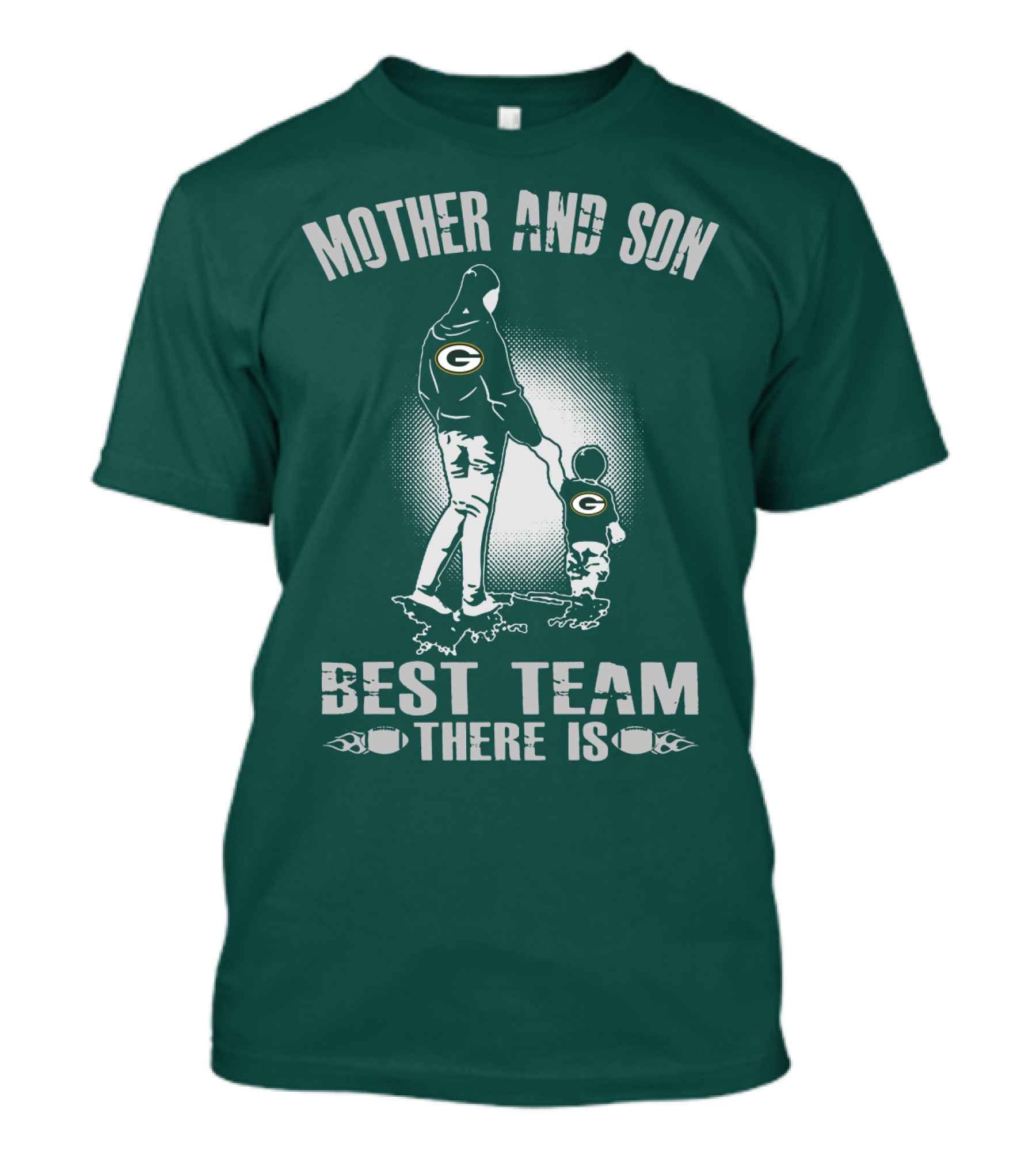 Mother And Son Green Bay Packers Best Team There Is T-Shirt