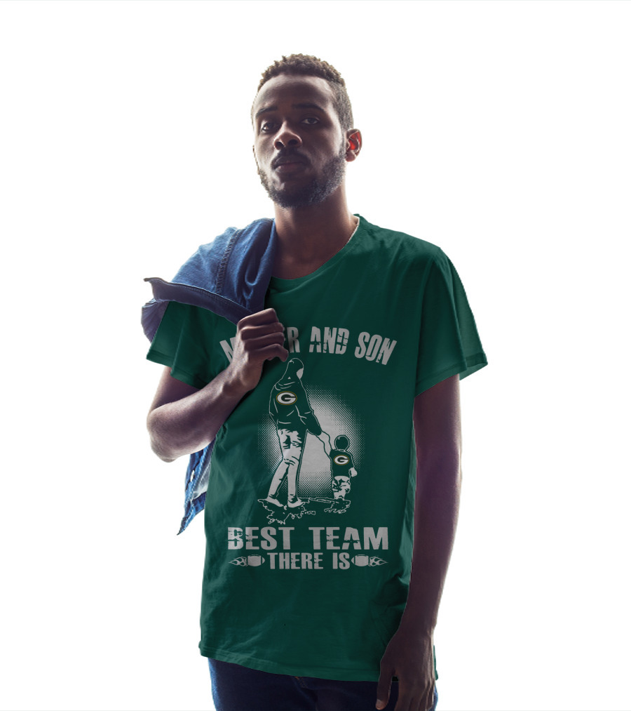 Mother And Son Green Bay Packers Best Team There Is T-Shirt