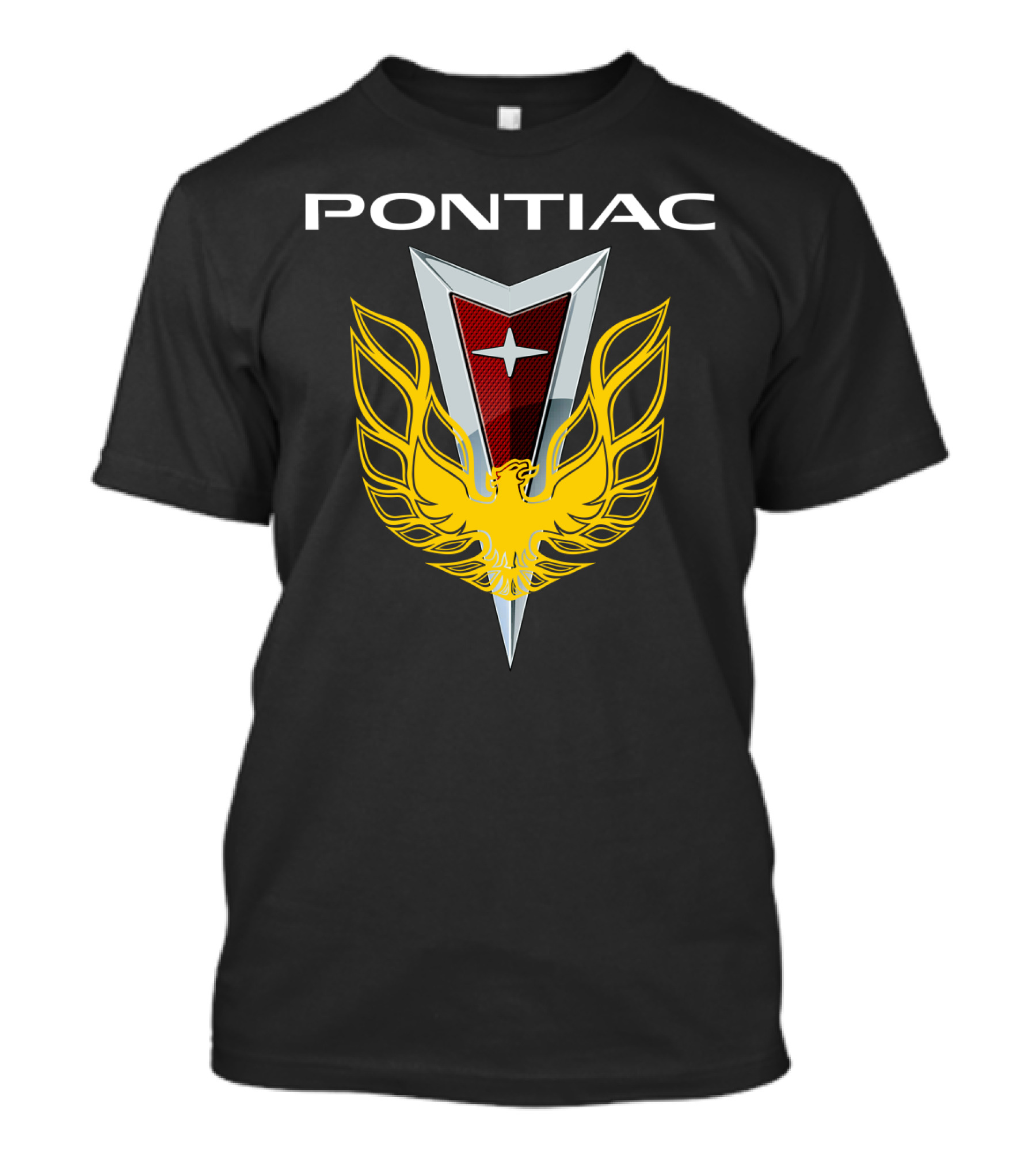 Pontiac Logo With Firebird Emblem And Star T-Shirt