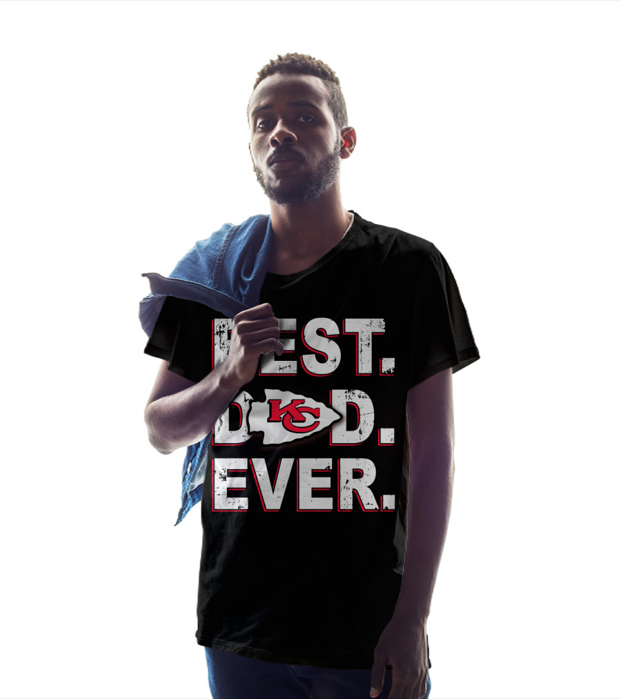Best Dad Ever Kansas City Chiefs Football Team T-Shirt