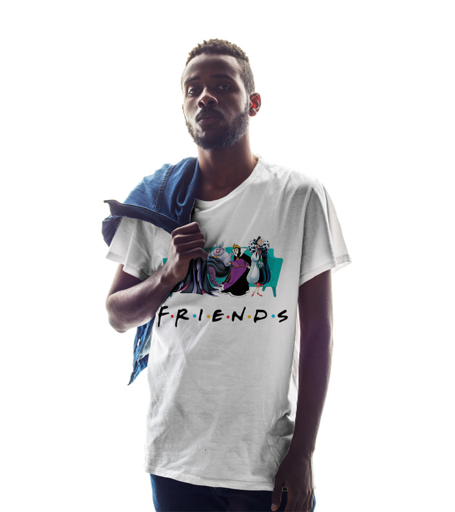 Disney Villain Queens Friends Parody With Cruella De Vil T-Shirt