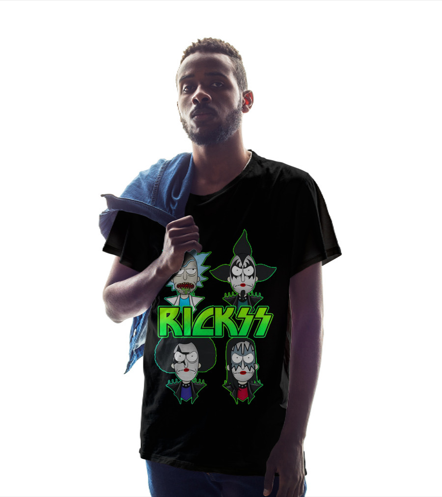 Rick And Morty KISS Band Parody Rickss T-Shirt