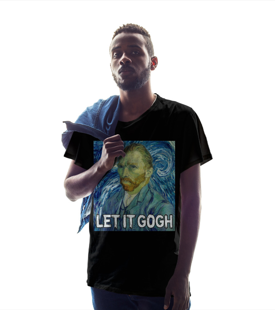 Vincent Van Gogh Let It Gogh Starry Night T-Shirt