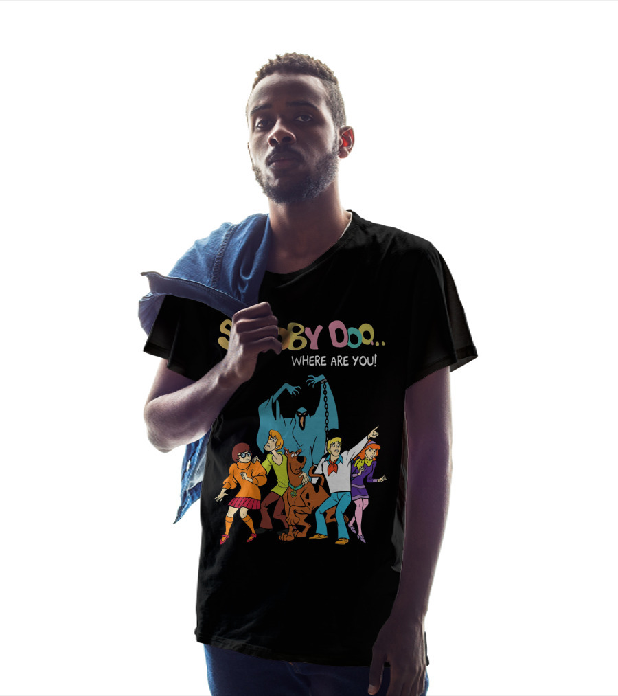Scooby Doo Where Are You Group And Phantom Scene T-Shirt