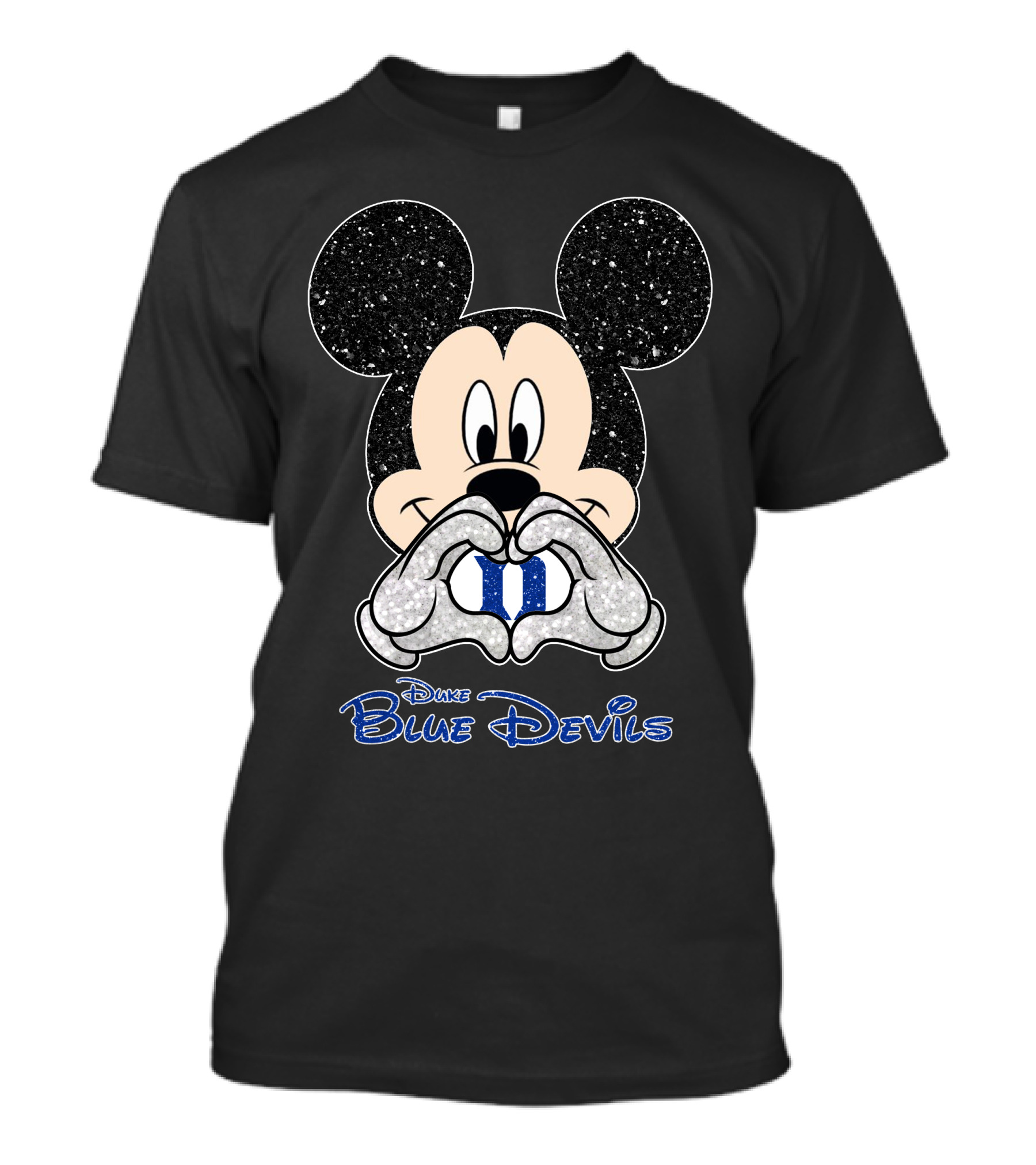Mickey Heart Hands Duke Blue Devils T-Shirt