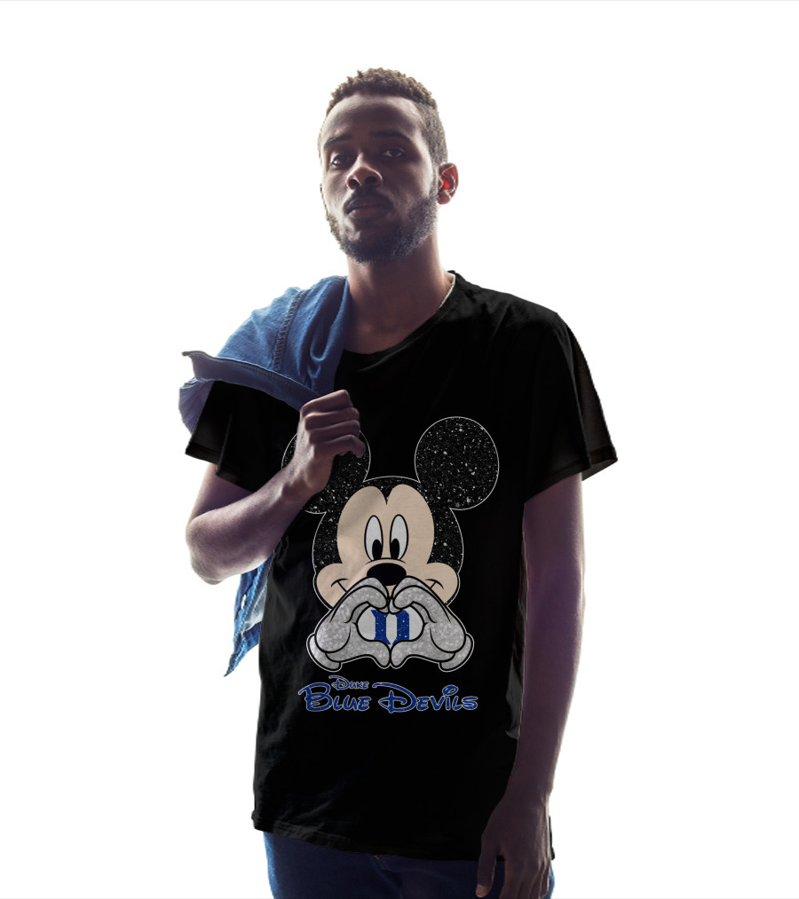 Mickey Heart Hands Duke Blue Devils T-Shirt