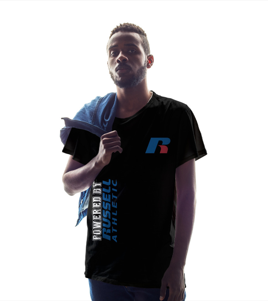 Powered By Russell Athletic R T-Shirt