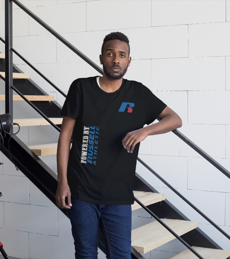 Powered By Russell Athletic R T-Shirt