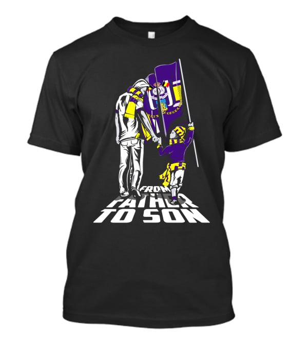Anderlecht From Father To Son Flag Football Heritage T-Shirt