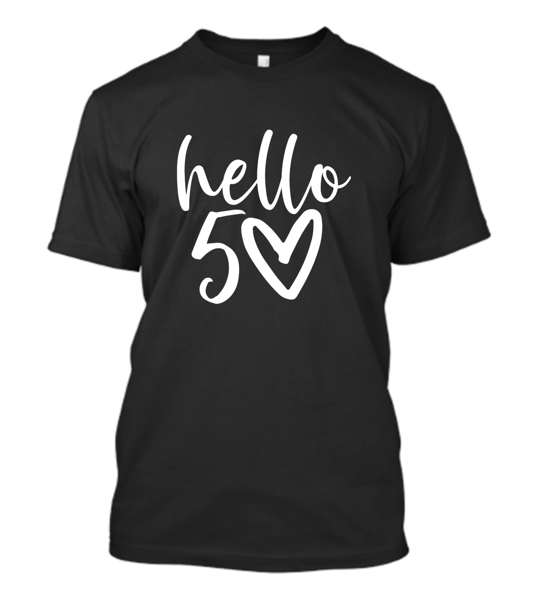 Hello 50 Heart T-Shirt