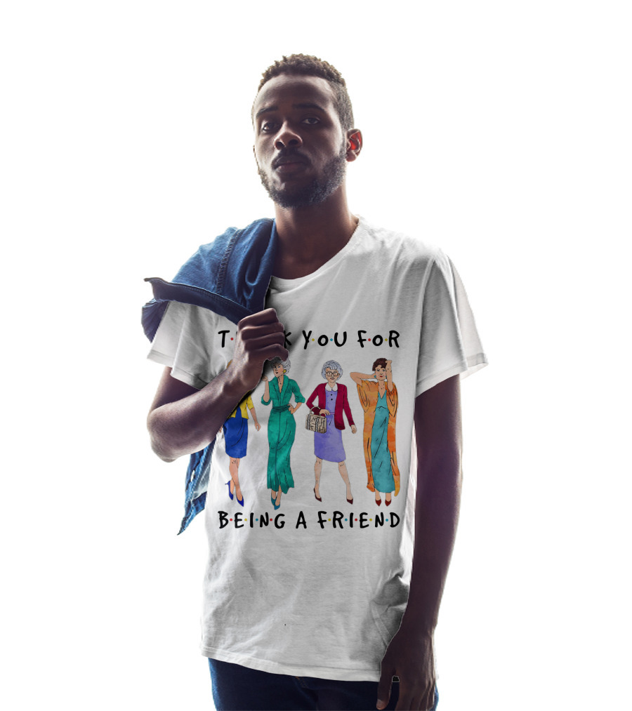 The Golden Girls Thank You For Being A Friend Funny Cartoon Style Reunion T-Shirt