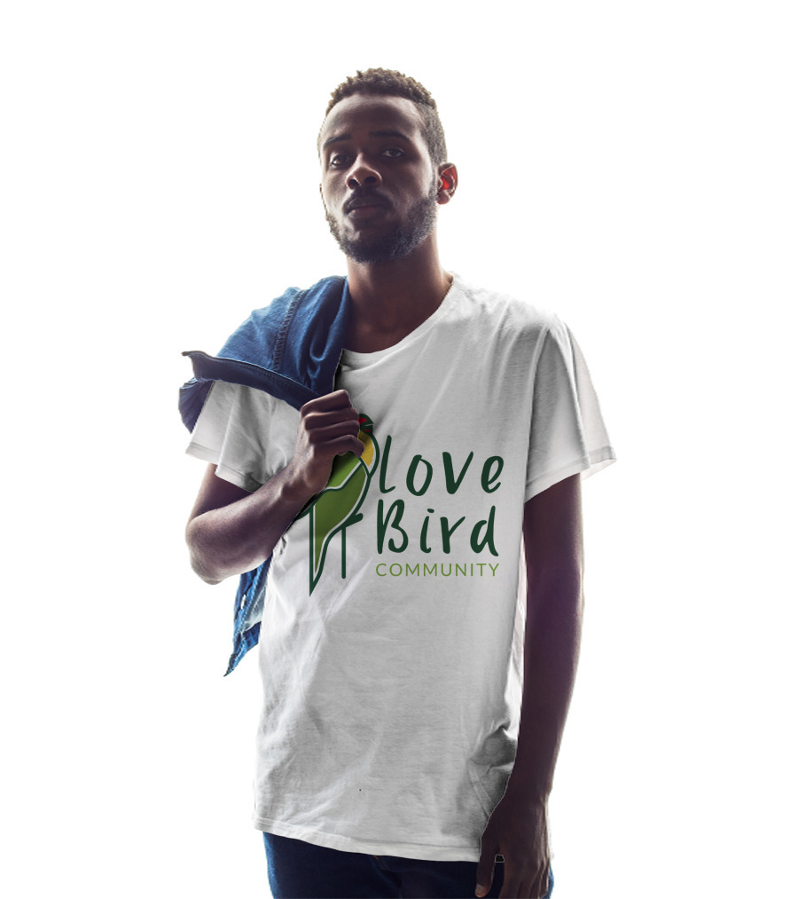 Love Bird Community Parrot T-Shirt