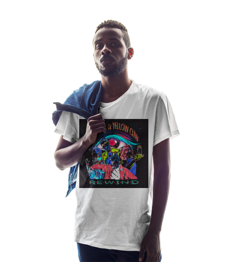 Krewella And Yellow Claw Rewind Merchandise Featuring Neon Characters And Eye T-Shirt
