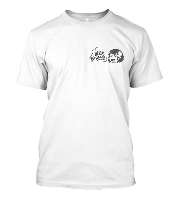 Critical Role Store Humor Iconic Phrase Hello Bees Playful Character T-Shirt
