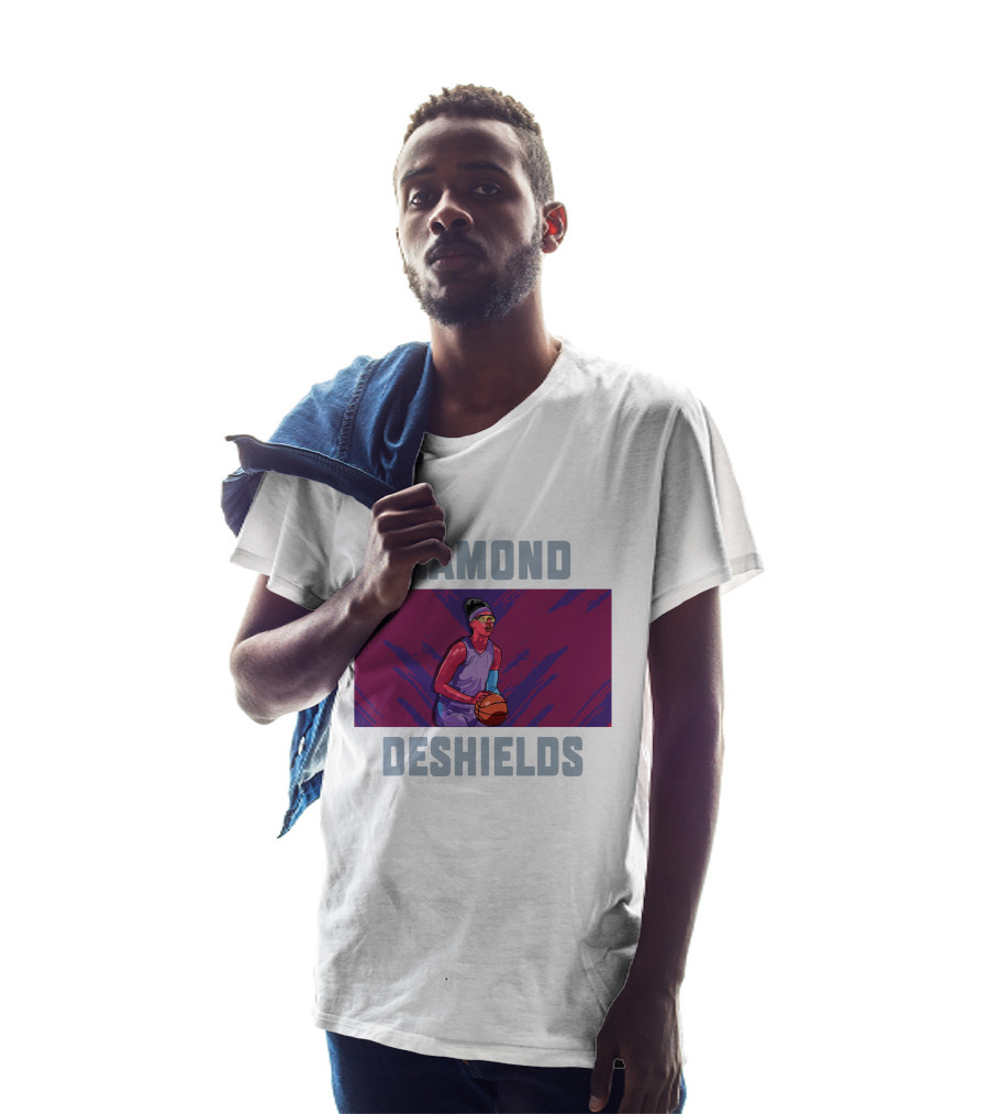 Diamond Deshields Basketball Player T-Shirt