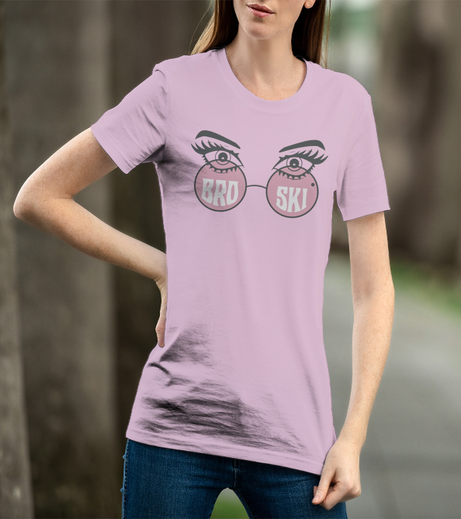 Brittany Broski Bro Ski Eyeglasses T-Shirt