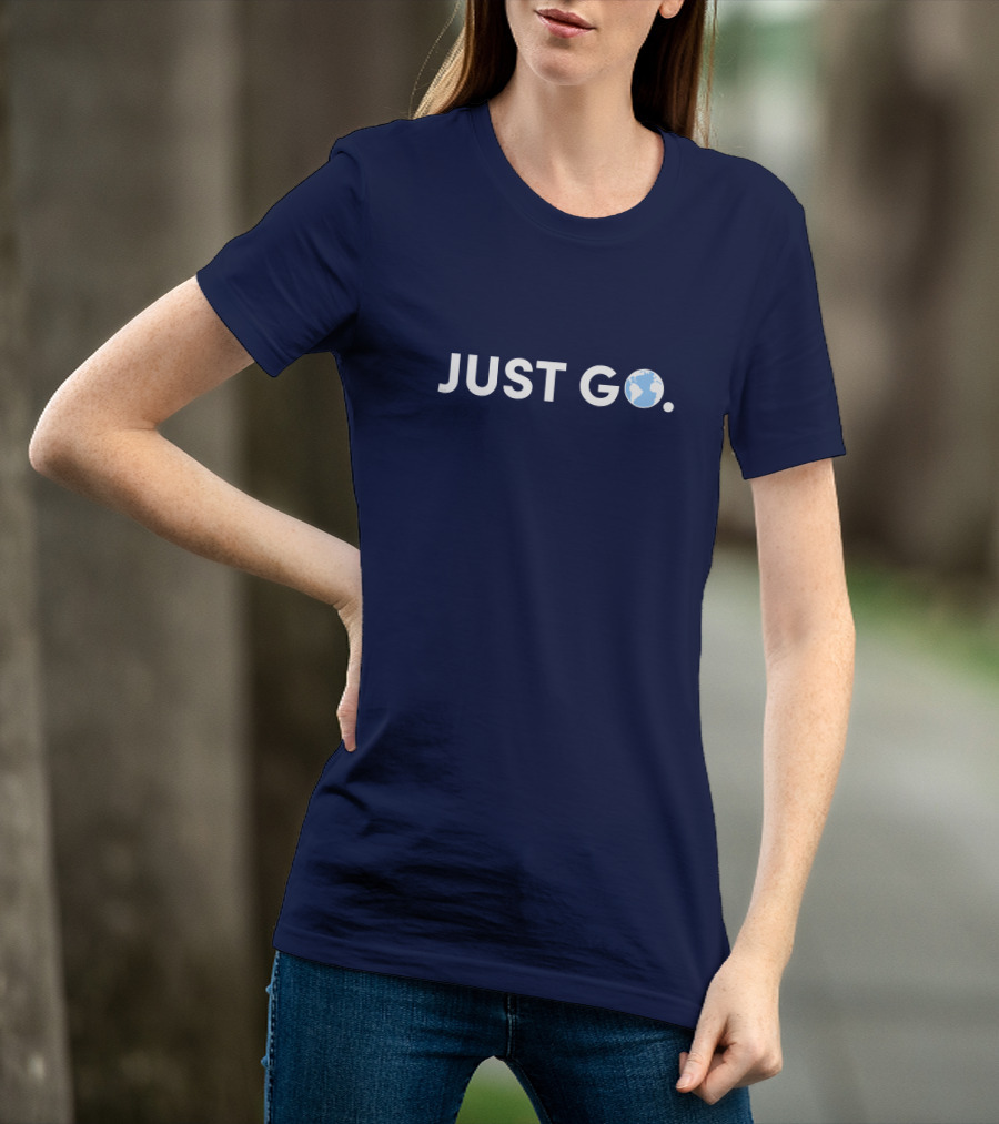 Drew Binsky Shop Just Go Travel Globe T-Shirt
