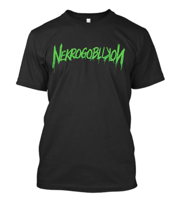 Nekrogoblikon Merch Neon Green Drip T-Shirt