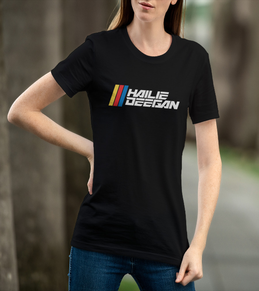 Hailie Deegan Racer NASCAR Stripe T-Shirt