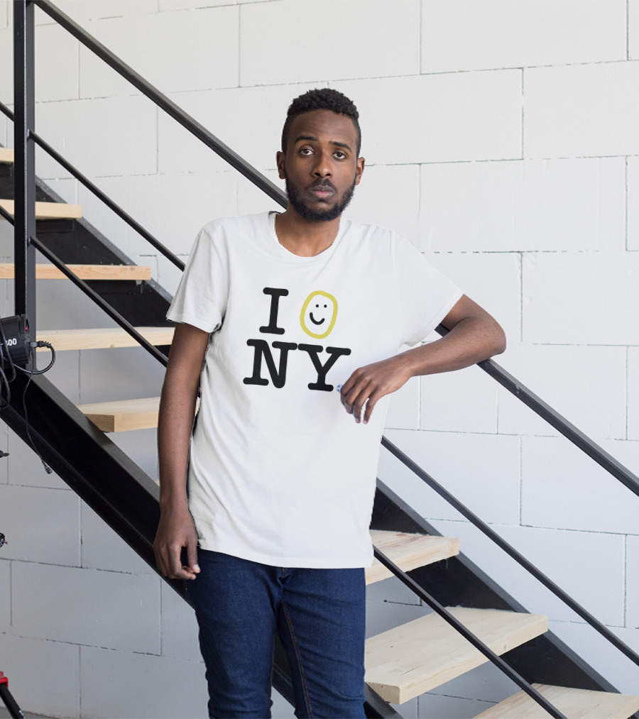 Happiness Project I Love NY Smile Merch New York Nick T-Shirt