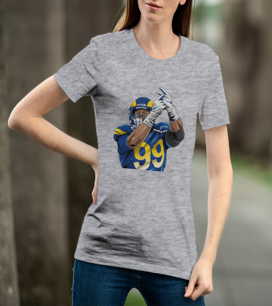 Aaron Donald 99 Rams House Jobsfinished20 Football Player T-Shirt