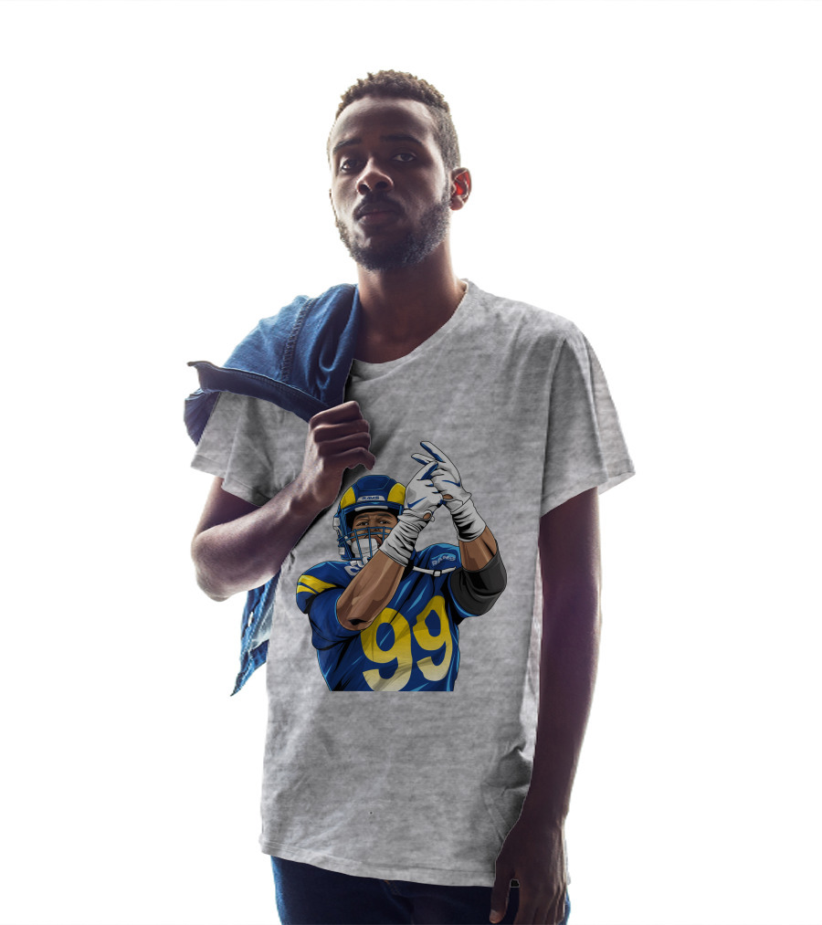 Aaron Donald 99 Rams House Jobsfinished20 Football Player T-Shirt