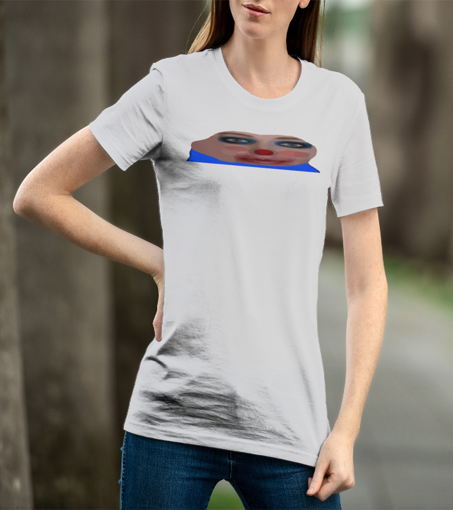 QTCinderella Pepe Clown Face Meme Merch T-Shirt