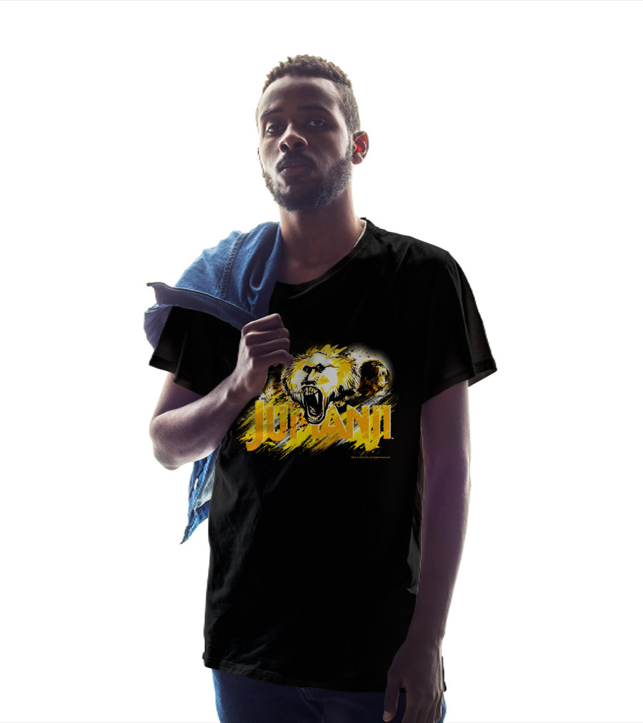 Jumanji Baboon Triple Threat Orange Burst T-Shirt