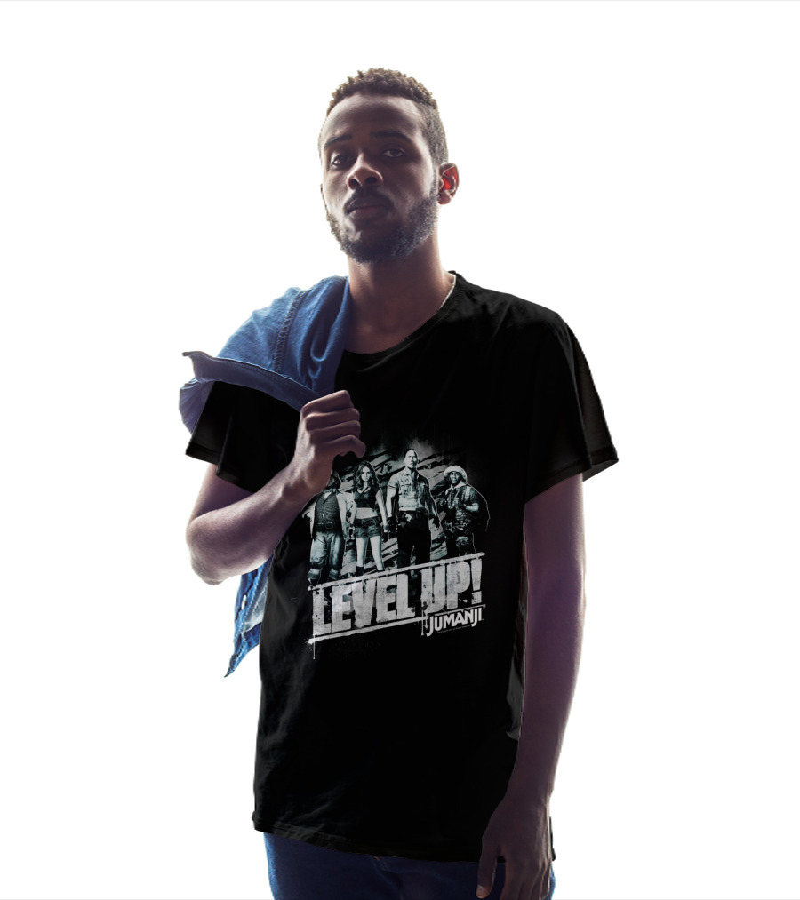 Level Up Jumanji The Next Level Group Shot T-Shirt