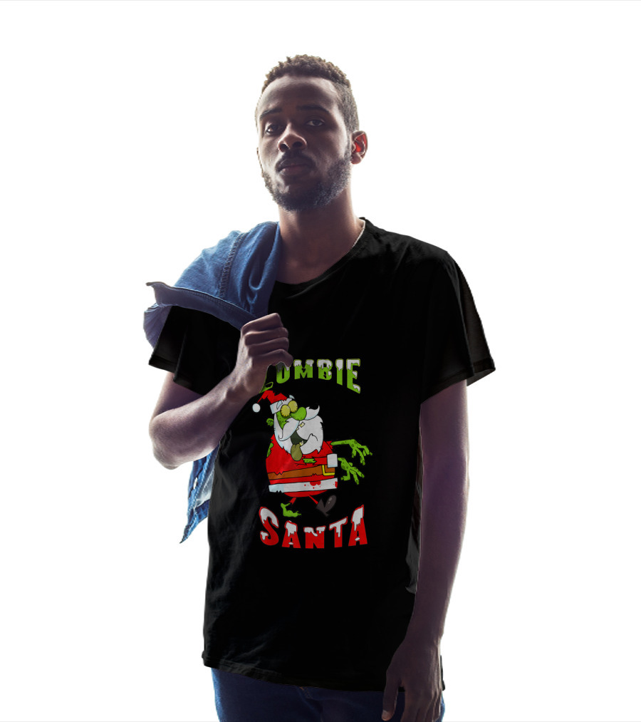 Zombie Santa Walking Dead T-Shirt