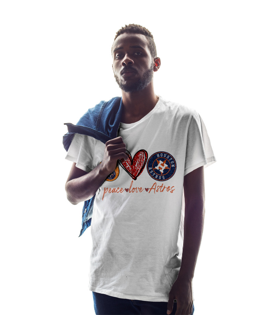 Peace Love Houston Astros T-Shirt