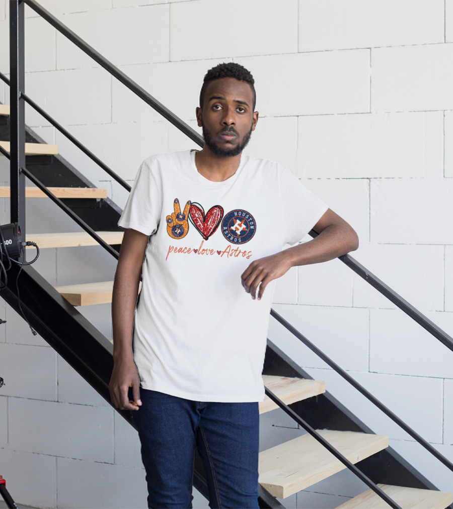Peace Love Houston Astros T-Shirt