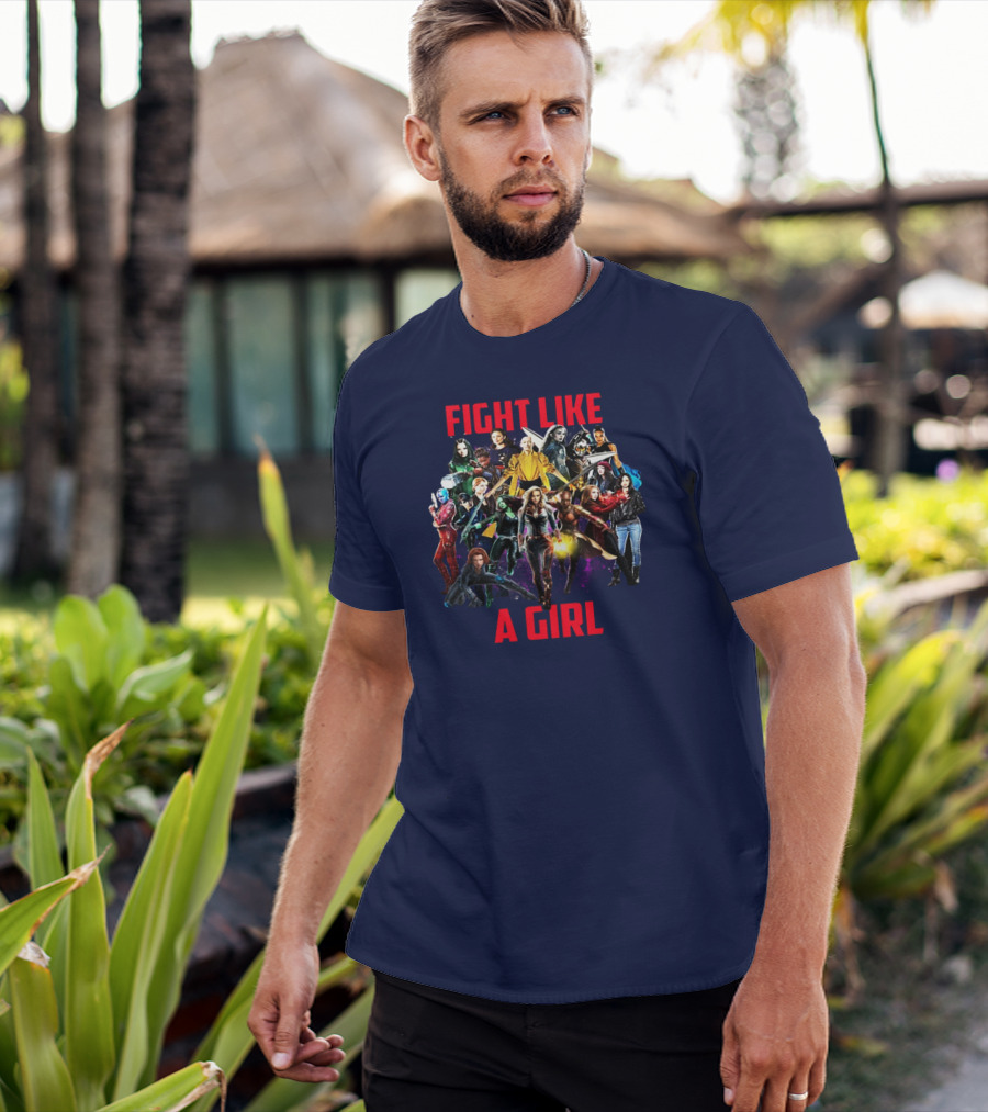 FIGHT LIKE A GIRL Marvel Heroes Empowerment Ensemble T-Shirt