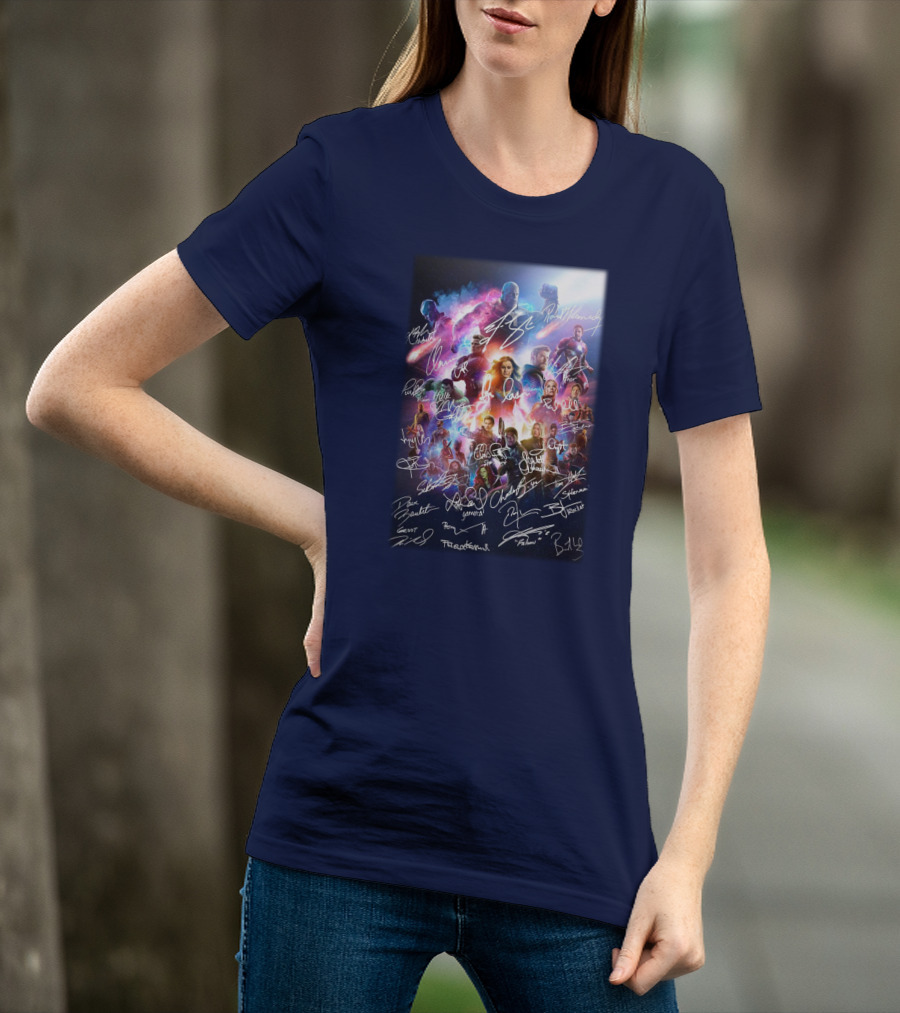 AVENGERS Marvel Cinematic Universe Cast T-Shirt