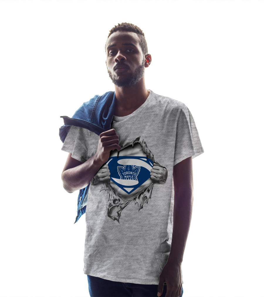 Toronto Maple Leafs Superman Logo Breakthrough T-Shirt