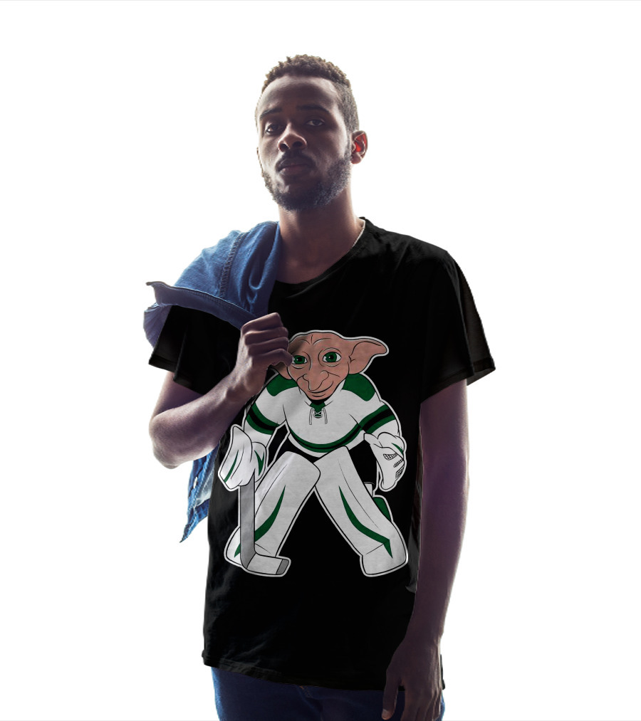 Spittin Chiclets D Goalie Hockey Creature Playing Goaltender T-Shirt