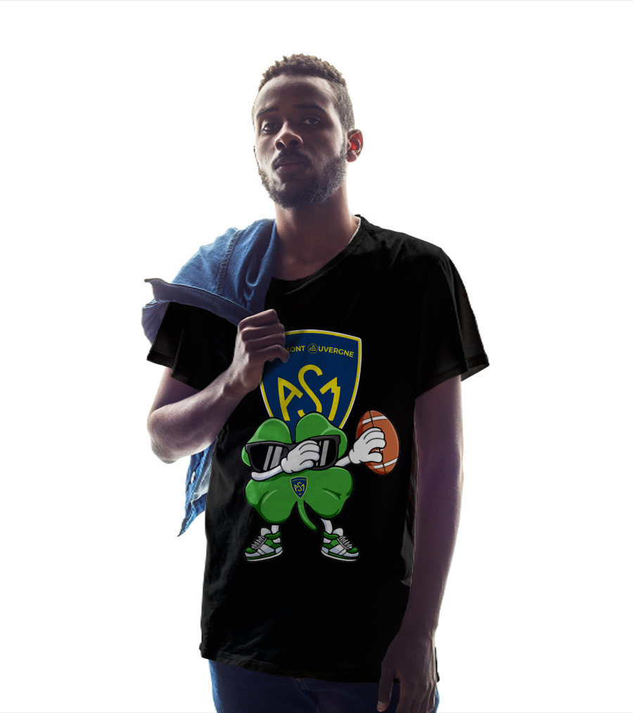 ASM Clermont Auvergne Clover Football T-Shirt