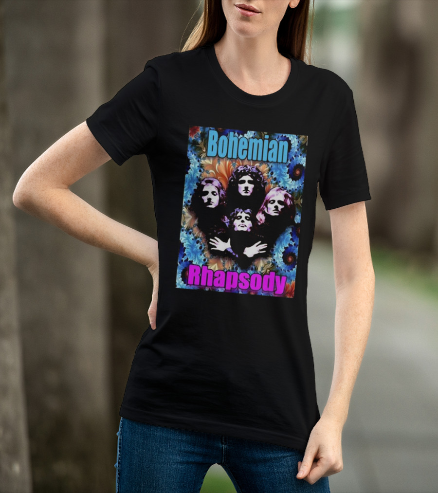 Bohemian Rhapsody Brian May Queen Psychedelic T-Shirt