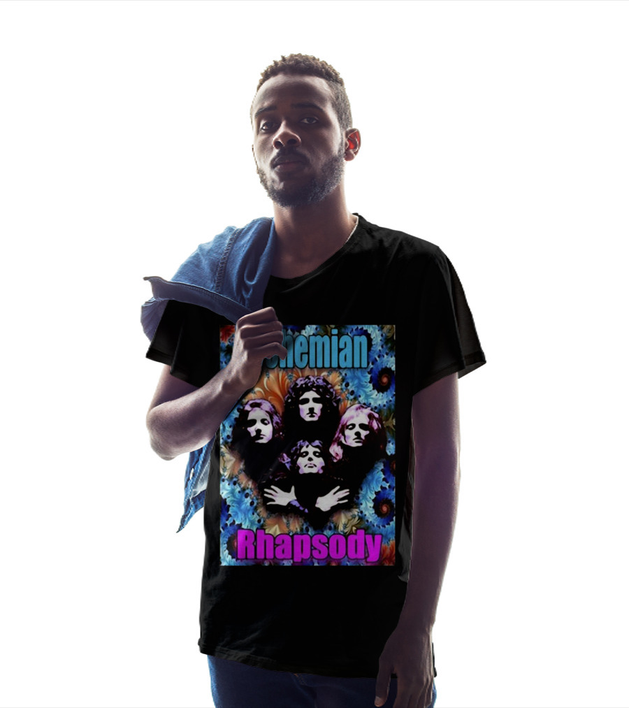 Bohemian Rhapsody Brian May Queen Psychedelic T-Shirt