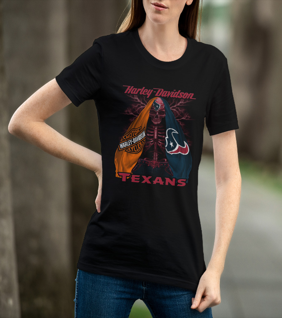Harley Davidson Houston Texans T-Shirt