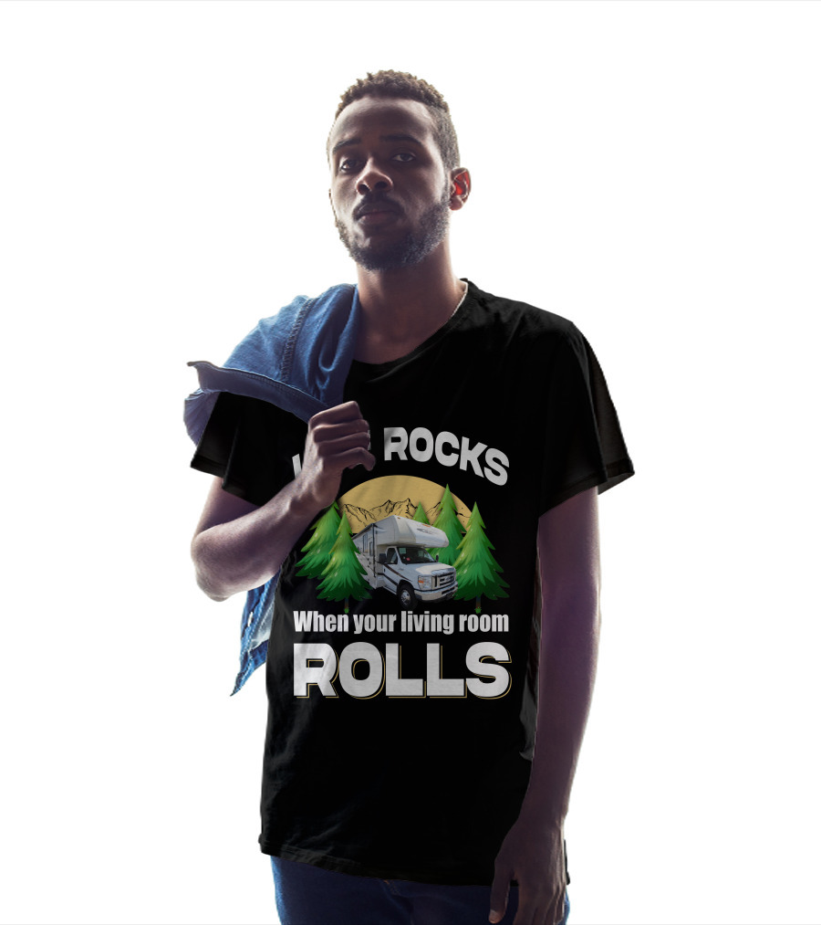 LIFE ROCKS When Your Living Room Rolls Coachmen Leprechaun 319MB T-Shirt